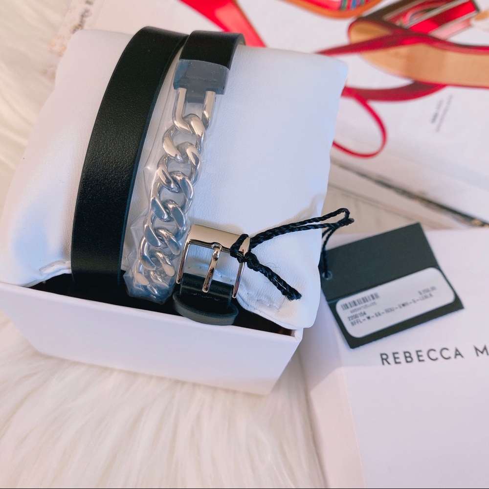 Rebecca Minkoff BFFL studded leather watch - Picture 5 of 8